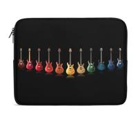 Wlntrophic 12inch Laptop Case, Guitar Colorful Music Laptop Sleeve