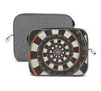Wlntrophic 13inch Laptop Case, Darts Target Snowflake Laptop Sleeve