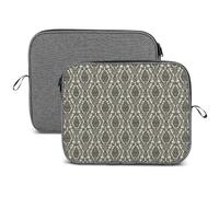 Wlntrophic 14inch Laptop Case, Baroque Snowflake Laptop Sleeve