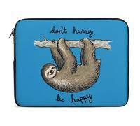 Wlntrophic 15inch Laptop Case, Lazy Sloth Laptop Sleeve