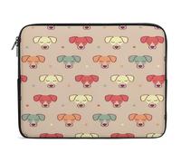 Wlntrophic 17inch Laptop Case, Cute Jack Russell Terrier Laptop Sleeve