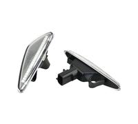 WLNWERDPKK Blinker For Fiat 124 For Spider For Lafesta For Highway Star 2pcs LED Car Dynamic Side Marker Blinker Light Signal Lamp Mirror Indicator Light(Dynamic Crystal pair)