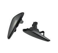 WLNWERDPKK Blinker For Fiat 124 For Spider For Lafesta For Highway Star 2pcs LED Car Dynamic Side Marker Blinker Light Signal Lamp Mirror Indicator Light(Dynamic Smoked pair)