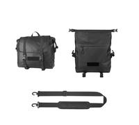 WLNWERDPKK Motorcycle Front Fork Saddlebags Motorcycle Saddle Bag 15L Waterproof Quick Release Motorbike Side Pannier Bag Motor Storage Pack(Black-15L)