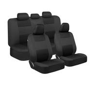 WLNWERDPKK Seat Cushion Sets Seat Covers Full Set Front And Rear Split Bench Seats For Auto Trucks Van SUV Car Four Seasons All-Inclusive Protectors(Reverse Charcoal)