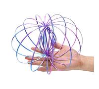 WLPTION Creative Stainless Steel Arm Ring Toy 3D Magic Colorful Flow Ring Bracelet Decompression Toy for Children and Adults