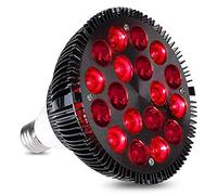 WLPTION Red Light Therapy Lamp 54W Red LED Light Lamp Red 660nm and 850nm Near Infrared LED Lamps