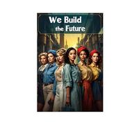 WLQZFRWV Empowering Women Poster Canvas Poster Bedroom Decor Landscape Office Room Decor Gift 12x18inch(30x45cm)