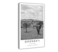 WLQZFRWV Serengeti Travel, Serengeti Poster (2) Canvas Poster Wall Art Decor Print Picture Paintings for Living Room Bedroom Decoration 16x24inch(40x60cm)