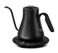 WLRAPSKY Electric Kettle, Professional Electric Gooseneck Kettle, LED Digital Display, Precise 1℉ Temperature Control, 0.65mm Ultra-Slim Spout, 0.8 L, Auto Keep Warm, Mute, Pour Over Stopwatch