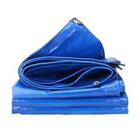 WLRHGl tarpaulin ground sheet, 3.5 x 5.5 m cover up with eyelets, waterproof for Kennels Chicken Coops Fishpond Hay Log Pile Roof Trailer Outdoor Furniture Ground Sheet WLR010, Blue