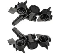WLSSFDYKN 2Pcs Headlight Washer Spray Nozzle Jet Cap Cover Left Right Side for BMW 3 Series E46 M3 323I 325I 330I 61674290867 61674290868