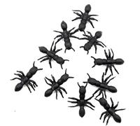 WLSuDHoncc 100Pcs Black Fake Black Ant Realistic Imitation for Halloween Prank Props Simple and Sophisticated Design Executive Desk Games, Decorations