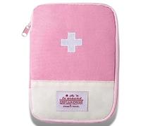WLSuDHoncc 1Pc Pink Small First Aid Bag Medical Bag 15 * 10.5cm First Aid Kits Portable Mini Emergency Bag First Aid Pouch Empty Outdoor Camping Hiking Traveling Sports and Outdoors