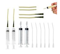 wlsvega Pack of 22 Syringes with Hose, Bird Feeder Tube, Includes a 10 ml Syringe, Hand Feeding Tool for Baby Birds and Parrots Milk Water Medicines
