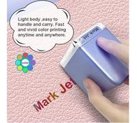 WLTOYS Handheld Printer Portable Mini Inkjet Printer Color Barcode Printer 1200dpi with Ink Cartridge APP for Customized Number