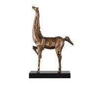 WLVG Art Iron Sculpture,abstract People Statues Modern Art Ornaments Arts Crafts Decorative Object For Home, Office, Table And Desktop Decor-h 27x11x45cm(11x4x18inch)