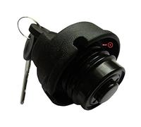 WLW Black Stainless Steel Locking Petrol or Diesel Fuel Cap for Mitsubishi Pajero Shogun 91-97