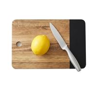 WLWNWFT Small Chopping Board Acacia Wood Black Marble - Mini Cutting Board Premium Kitchen Serving Board Platters for Fruit Cheese & Charcuterie Travel Camping