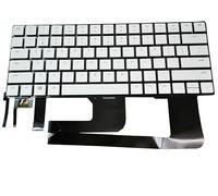 WLWOZMD 12920543-00 Laptop Backlit US/GR Keyboard For RAZER for Blade 2H-BCVUSR51011 911100163920 12920525-00 2H-BCVGMR61011 White(12920543-00 US)