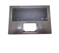 WLWOZMD Laptop PalmRest&keyboard For ASUS UX302 UX302L UX302LA UX302LG Gray shell backlit with LASWHBBRAR(Latin America LA)