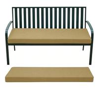 WLXFF 2-4 Seater Waterproof Garden Bench Cushion 5cm Thick Anti-Slip, Removable Washable Zipper Cover for Patio Dining Lawn Furniture