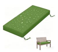 WLXFF 5cm Thick Waterproof Garden Bench Cushion, Non-Slip Backing Outdoor Seat Pad with Piping, Replacement Long Cushion for Patio Swing Bench & Storage Benches