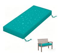 WLXFF 5cm Thick Waterproof Garden Bench Cushion, Non-Slip Backing Outdoor Seat Pad with Piping, Replacement Long Cushion for Patio Swing Bench & Storage Benches
