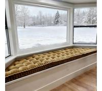 WLXFF Bay Window Seat Cushion, 4 Inch Thickness Bench Cushions for Indoor Furniture, Mudroom Bench Pad Decorative Cushion for Outdoor/Indoor Patio Garden Sofa Furniture,NO12,190x40cm