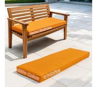 WLXFF Custom Bench Cushion, 400+ Colors bench seat pad, 50d High-Resilience bench seat cushion, Waterproof Window Seat Cushion, For Patio Garden Seat Pad