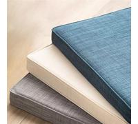 WLXFF Custom Bench Cushion, 400+ Colors bench seat pad, 50d High-Resilience bench seat cushion, Waterproof Window Seat Cushion, For Patio Garden Seat Pad