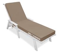 WLXFF Garden Steamer Sunlounger Cushion Waterproof Sunbed Cushions For Sun Loungers Replacement Sun Lounger Cushions Rocking Chair Garden Chair With Backs,NO12,183X53X3CM