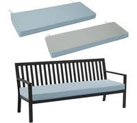 WLXFF Linen Bench Seat Cushion, Non Slip 5cm Thick Seat Pad with Zipper Cover for Dining Bench, Entryway Bench, Bay Window Seat, Indoor Use