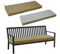 WLXFF Linen Bench Seat Cushion, Non Slip 5cm Thick Seat Pad with Zipper Cover for Dining Bench, Entryway Bench, Bay Window Seat, Indoor Use