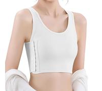 WLXFF Strapless Chest Binder, Breathable Mesh Corset For Tomboy Lesbian, Bandage Corset Sport Bra Breast Wraps, Sport Bra Chest Binder