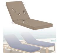WLXFF Sun Lounger Cushion Sun Bed Pad Lounger Cushion Steamer Chair Cushions High Back Garden Chair Cushions Recliner Cushions Sunbed Cushions For Garden Patio Balcony Terrace,NO9,183X53X5CM