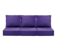 WLXFF Waterproof Backrest And Deep Seat Cushion Set, Swing Cushions 2-3 Seater Replacement, Outdoor Cushions For Sofa, Couch And Patio Chairs Wicker Adirondack Chair,NO11,3Set