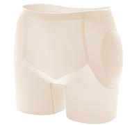 WLXFF Women Padded Panties, Traceless Lifter Hip Enhancer Shaper Boyshort With Detachable Buttocks Pads, Hip And Butt Padded Shapewear, Widen The Crotch