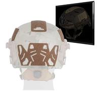 WLXW 6Pcs/set Tactical WENDY 3.0 Helmet Magic Sticker Helmet Patches Hook Loop Fastener Sticky Fast Helmet Accessories(TAN)