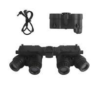 WLXW Binoculars Model Tactical Airsoft Helmet GPNVG18 Night Vision Device With Battery Compartment Dummy Model For CS Hunting Cosplay Wargame Paintball Gear(Black)