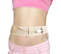 WLXW Breathable Peritoneal Dialysis Belt Stretch G/Peg Feeding Tube Holder PD Catheter Covers Drainage Beige Abdominal Fixation Medical Nursing Supplies,L