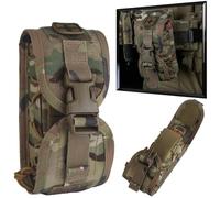 WLXW Compact Tactical First Aid Kits Medical Pouch Emergency Outdoor Hunting Camping Molle Survival Tool EDC Bag Organizer CS Airsoft Waist Bag(CP)