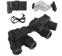 WLXW GPNVG-18 Night Vision Four-Eye Binocular Panoramic NVG Goggle Model Dummy Props For Tactical Airsoft Fast Helmet Accessories(BK)