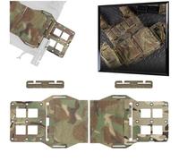 WLXW MOLLE Expander Wing For Chest Rig Plate Carrier,Tactical Cummerbund Extension Wing With Hook And Loop Panel 2pack(RG)