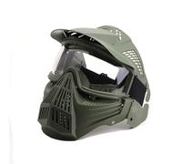 WLXW Outdoor Tactical Anti-Fog Goggles PC Lens - With Airsoft Protective Safety Mask, For Field Hunting Paintball Shooting WarGame Mask(RG)