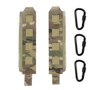 WLXW Tactical Back Panel MOLLE Zipper Kit Molle Zipper Strap Adapter With Expand Loading For Sports Tactical Vest CPC JPC(CP)