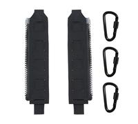 WLXW Tactical Back Panel MOLLE Zipper Kit Molle Zipper Strap Adapter With Expand Loading For Sports Tactical Vest CPC JPC(BLACK)