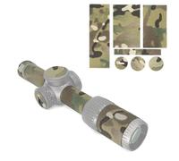 WLXW Tactical Camouflage Stickers For Razor HD 1-6X LPVO Rflescope Protective Sticker Airsoft Optical Wrap For Hunting CS Shooting Paintball Wargame Cospaly Equipment(MC)