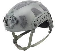 WLXW Tactical Fast SF Airsoft Helmet Full Protective Version, Thicken Impact Resistance Safety Headwear For Military Hunting Shooting Paintball Head Protective Gear(WG)