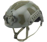 WLXW Tactical Fast SF Airsoft Helmet Full Protective Version, Thicken Impact Resistance Safety Headwear For Military Hunting Shooting Paintball Head Protective Gear(RG)
